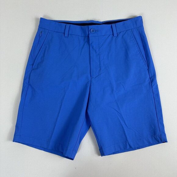 Vineyard Vines Shorts Mens 30 OTG Blue Nylon Blend On The Go Golf Stretch Pocket - Picture 1 of 7
